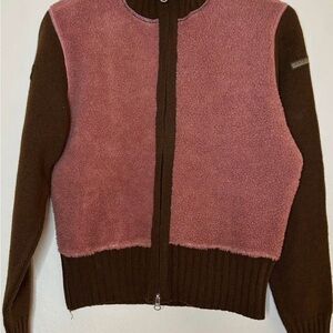 Napapijri Pink and Brown Expedition Sweater